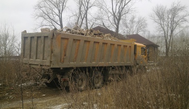 Вывоз строительного мусора на полигоны